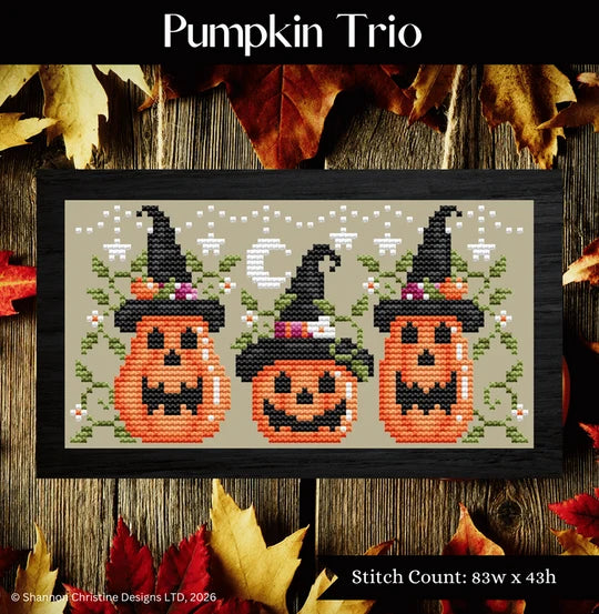 Pumpkin Trio pattern by Shannon Christine