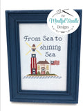 Sea to Shining Sea pattern by The Mindful Needle
