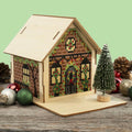 3D Christmas Village Mantel House Kit by Canadian Stitchery