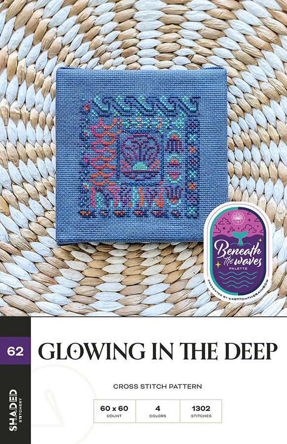 Glowing in the Deep pattern by Shaded Stitchery