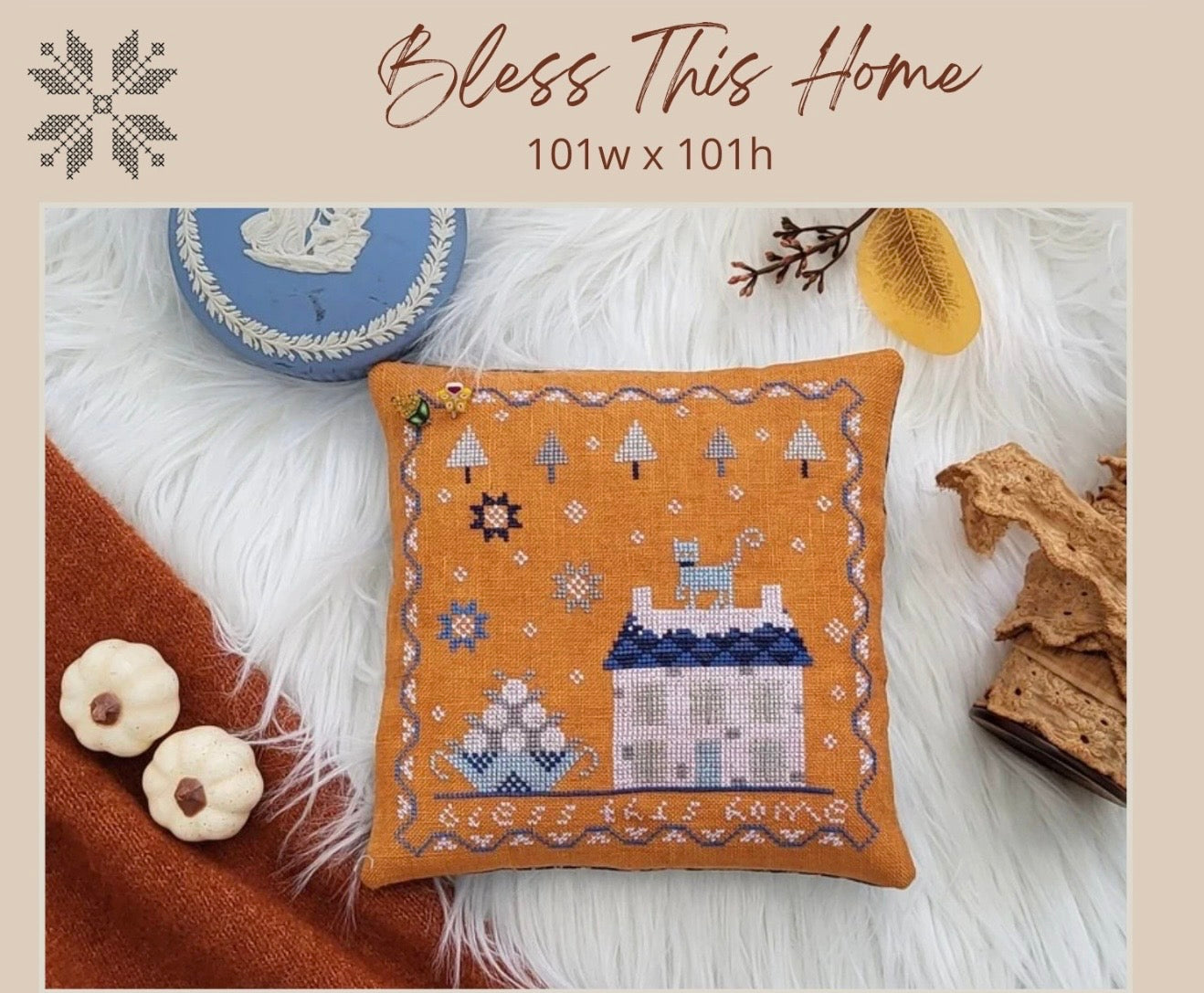 Bless This Home pattern by The Spanish Stitcher