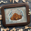 Bear in the Den pattern by The Stitch Crypt