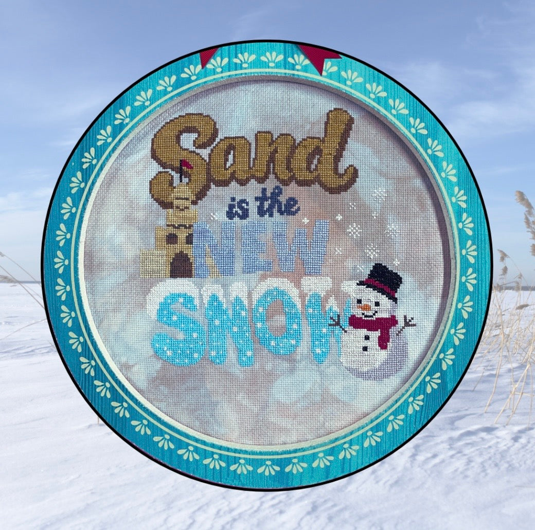 Sand is the New Snow pattern by Barefoot NeedleArt