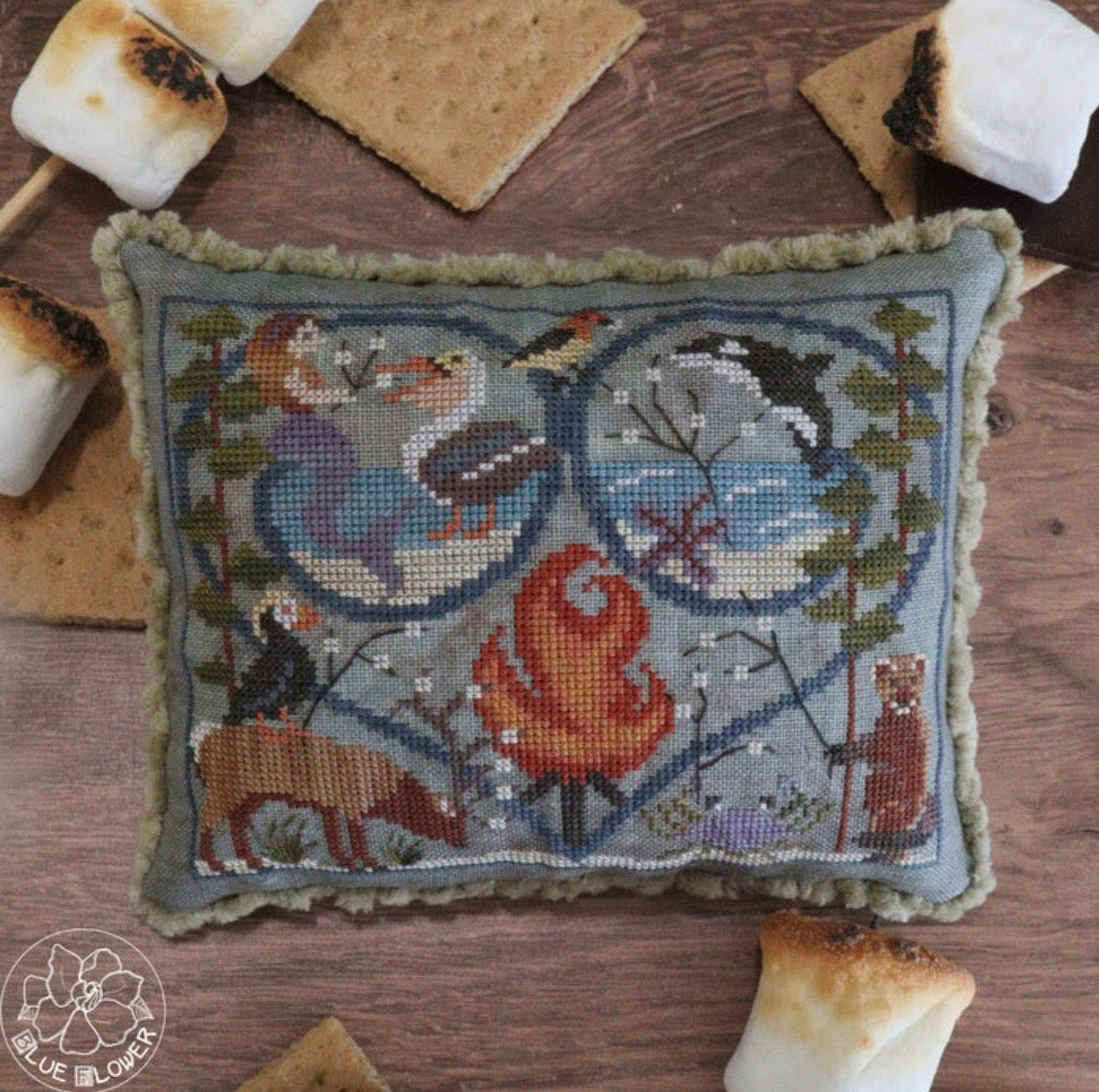 Seasons Of The Heart-Shore S'Mores pattern by The Blue Flower