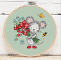 Strawberry Mouse Mini 2 pattern by Artmishka Cross Stitch
