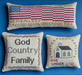 Faith & Freedom Trio pattern by Sambrie Stitches