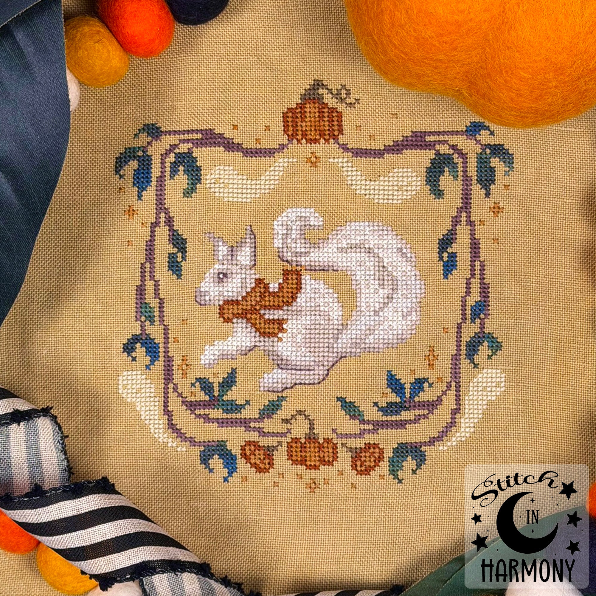 Fall Forager pattern by The Stitch Crypt