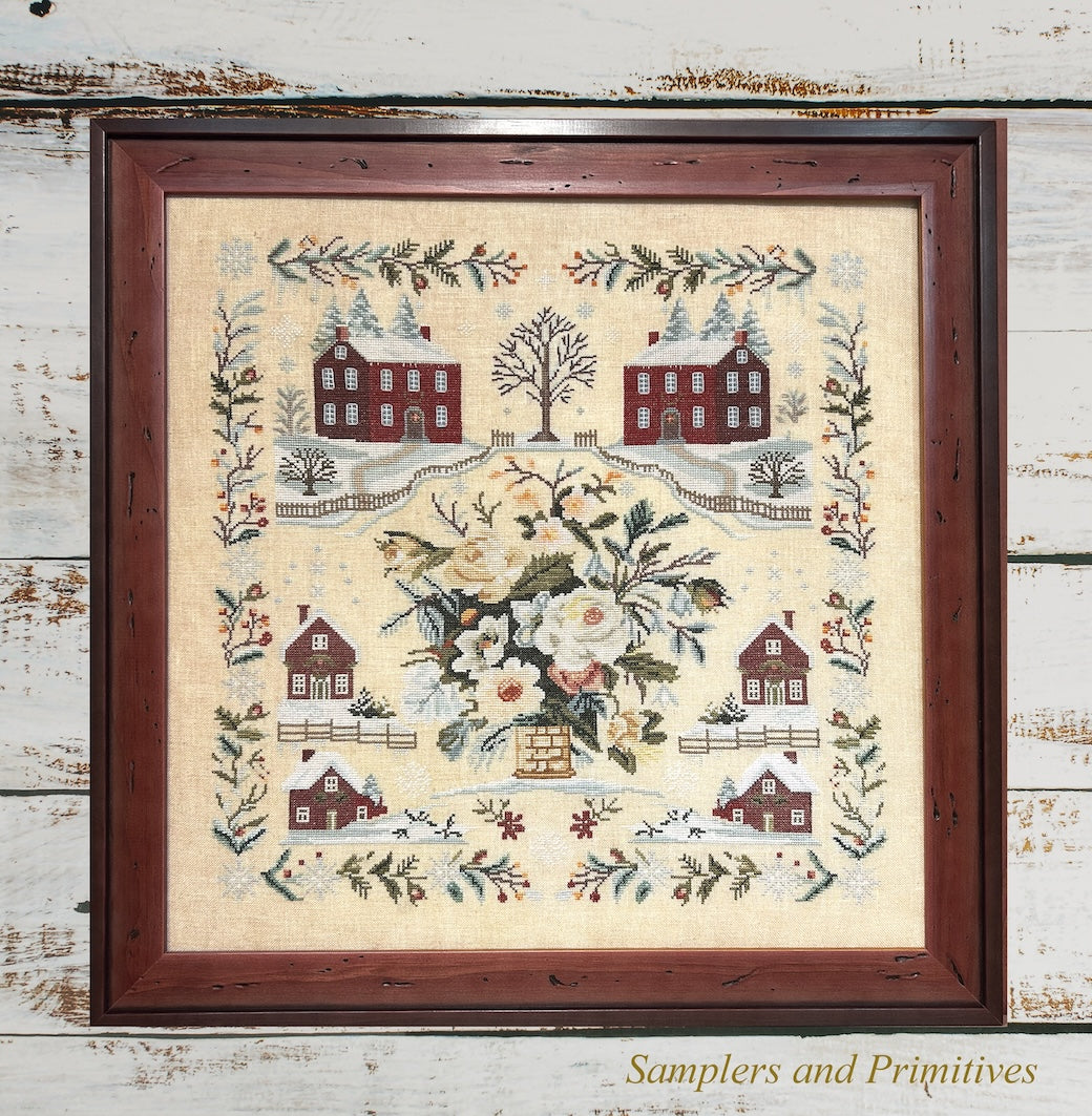 Winter Day pattern by Samplers and Primitives