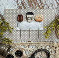 Coffee Pin Set by Puntini Puntini