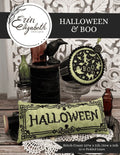 Halloween & Boo pattern by Erin Elizabeth