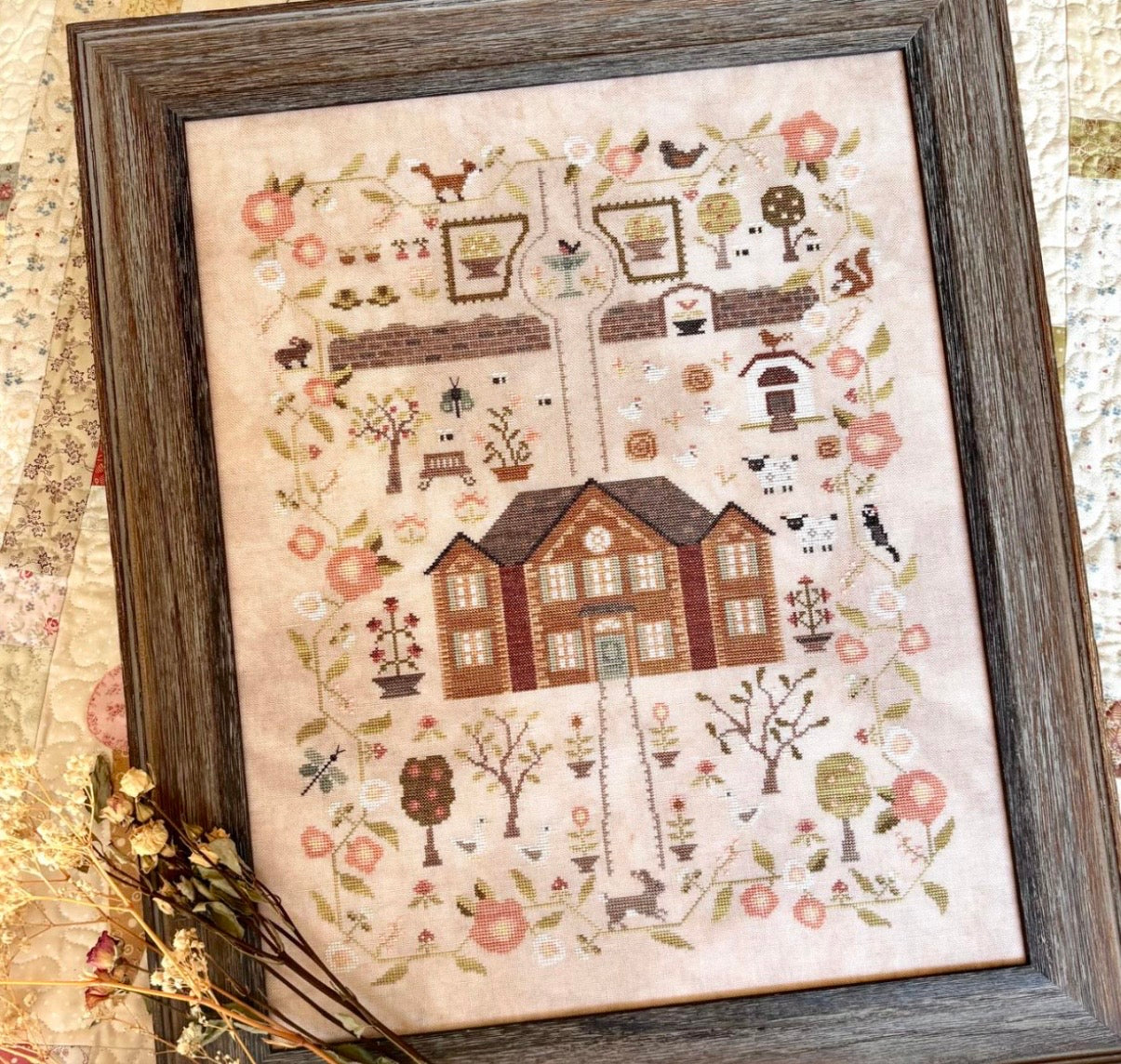 The Garden at Rosewood Hollow pattern by Blueberry Ridge Designs