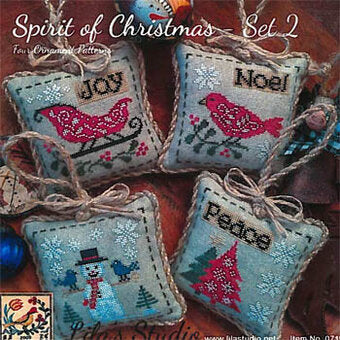 Spirit of Christmas - Four Ornaments Patterns Set 2 by Lila’s Studio