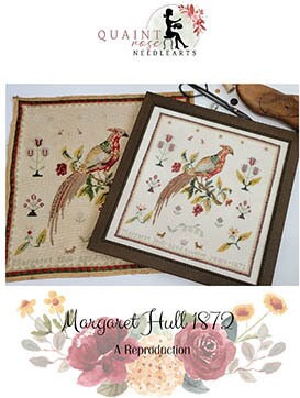 Margaret Hull 1872 a reproduction pattern by Quaint Rose Needlearts