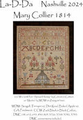 Mary Collier 1814 sampler pattern by La D Da
