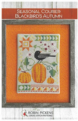 Seasonal Courier: Blackbird’s Autumn pattern by Robin Pickens