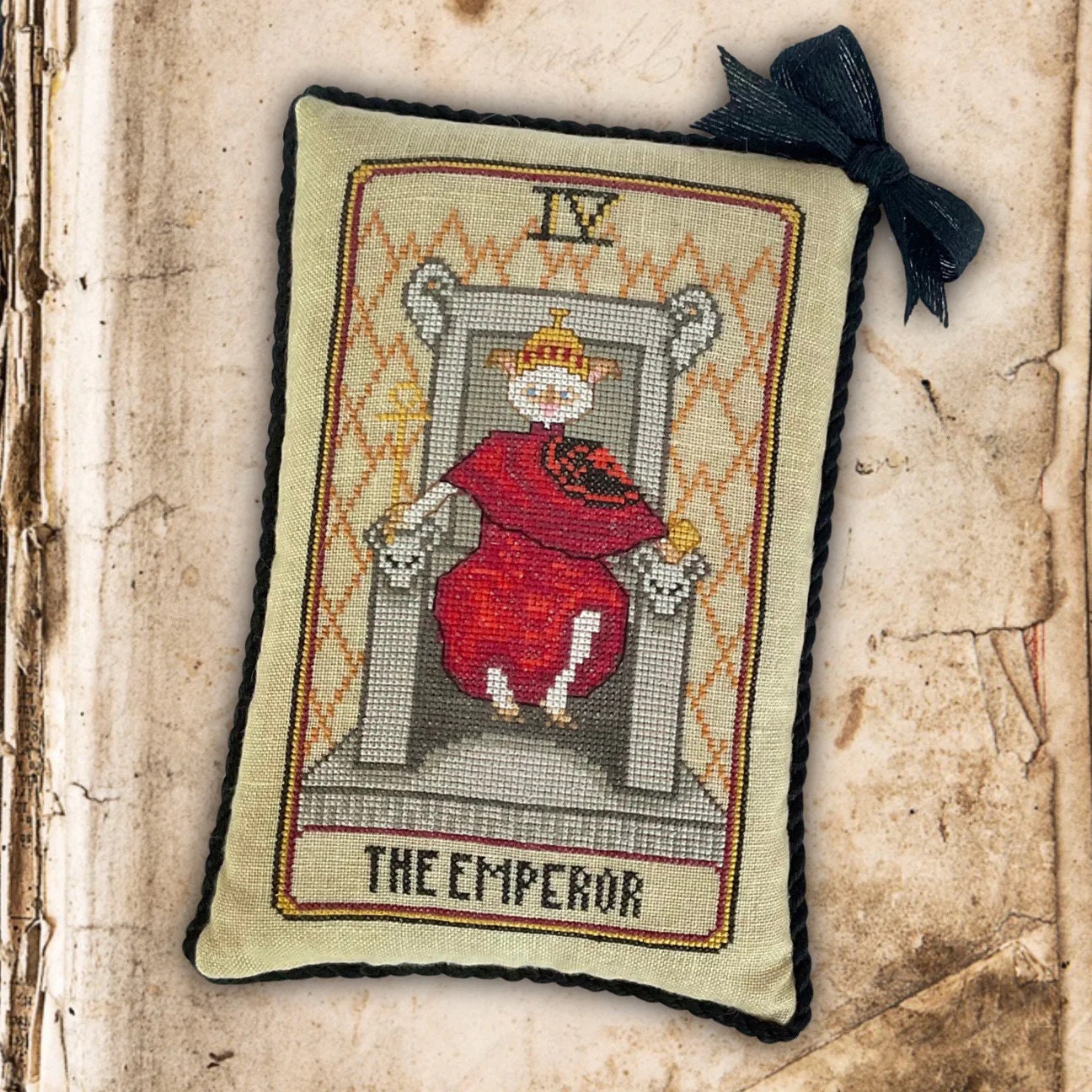 Cat Tarot IV - The Emperor pattern by Dirty Annie’s Southern Style