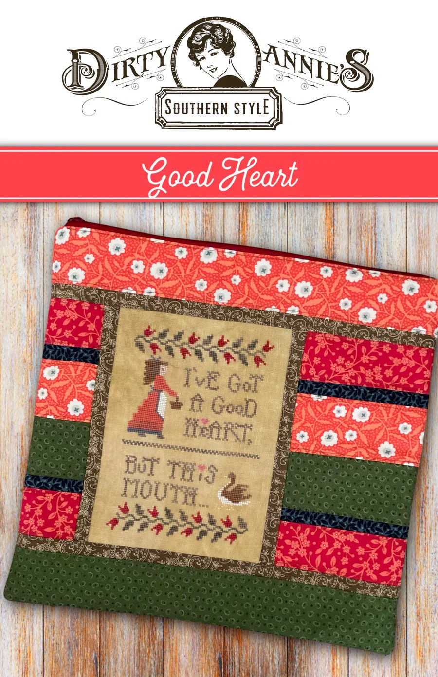 Good Heart pattern by Dirty Annie’s Southern Style