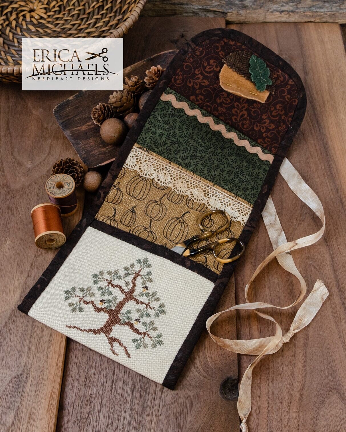 The Mighty Oak pattern by Erica Michaels Needleart Designs