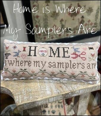 Home is Where My Samplers Are pattern by The Scarlett House