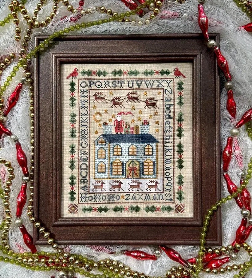 A Visit From St. Nick pattern a collaboration by Hello by Liz Matthews and Kathy Barrick