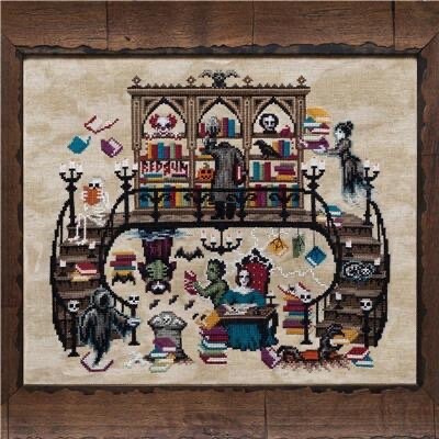 The Haunted Library pattern by Lola Crow