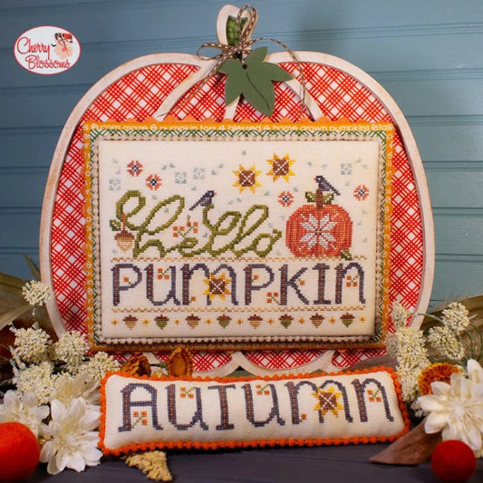 Hello Pumpkin pattern by Cherry Blossoms