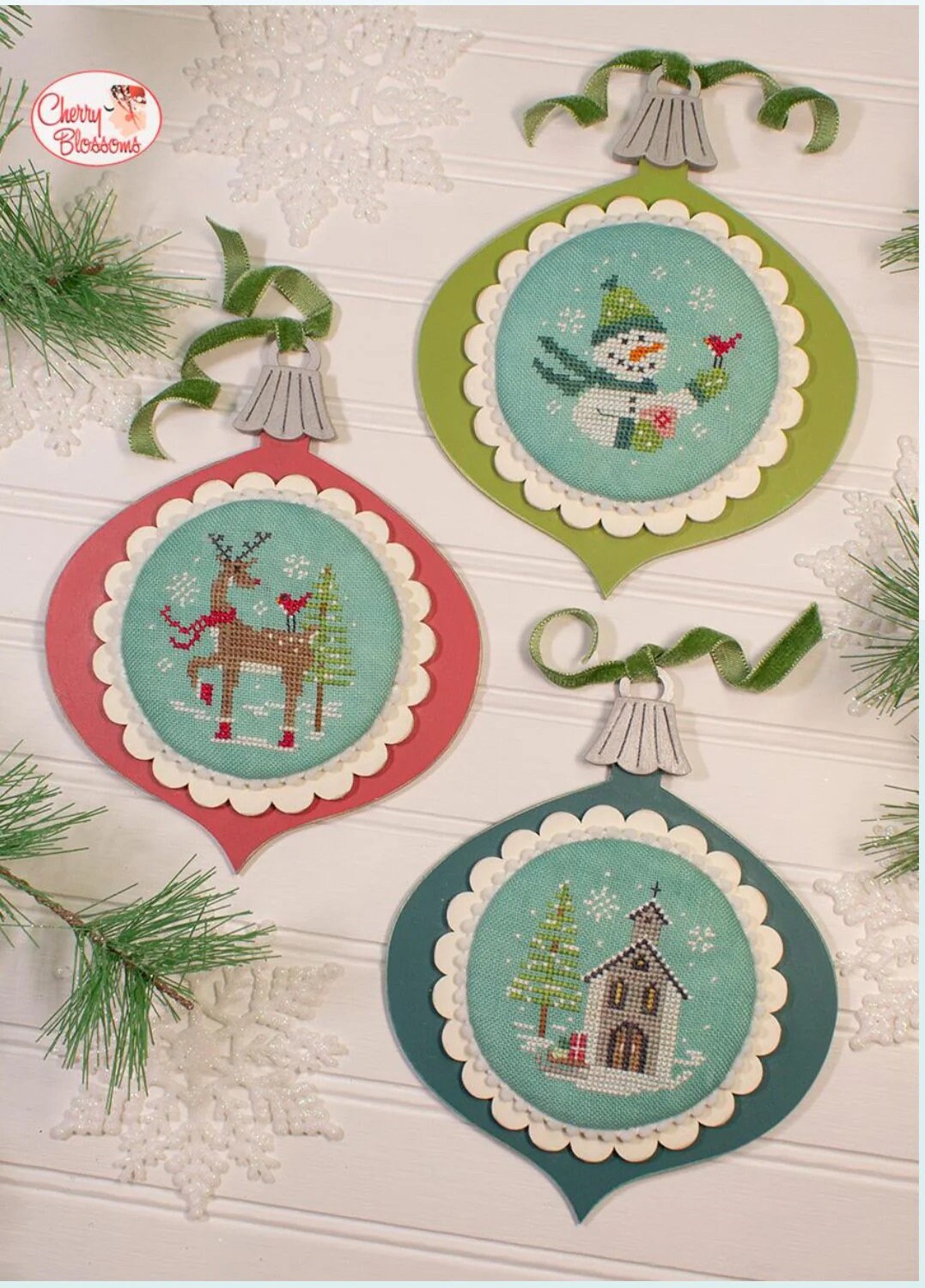 Vintage Ornaments - Set One by Cherry Blossoms