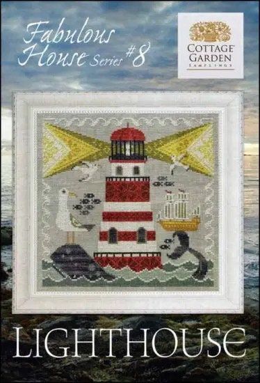 Lighthouse pattern of the Fabulous House Series #8 by Cottage Garden Samplings