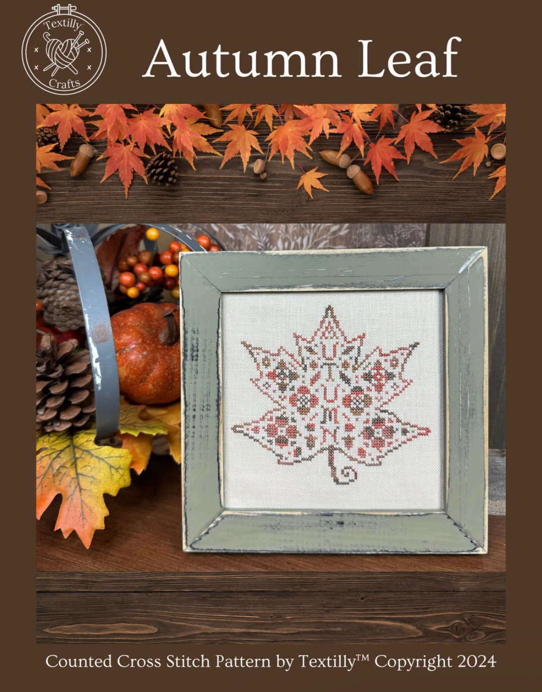 Autumn Leaf pattern by Textilly Crafts