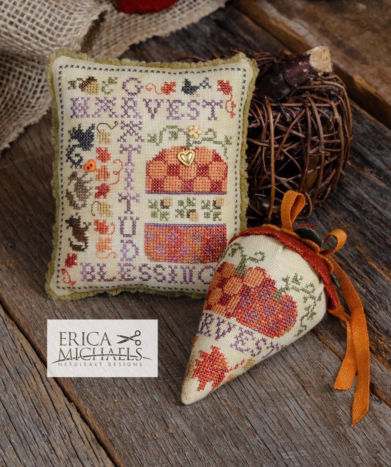 Autumn Musings pattern by Erica Michaels Needleart Designs