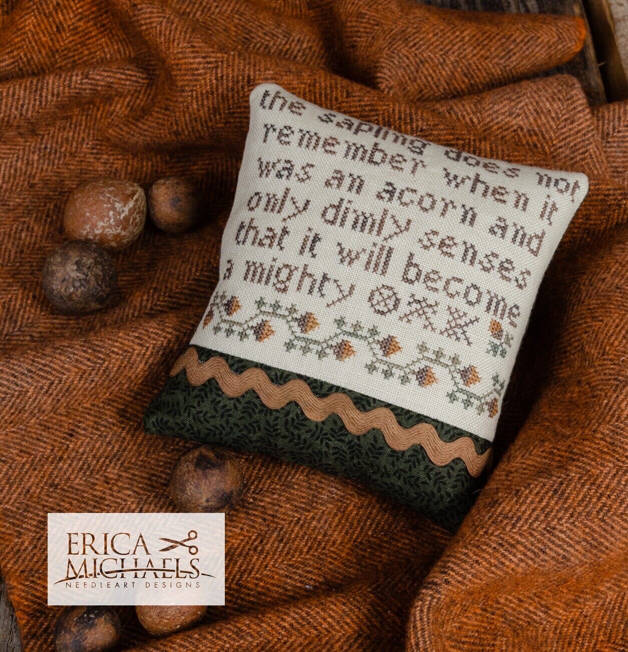 The Mighty Oak pattern by Erica Michaels Needleart Designs