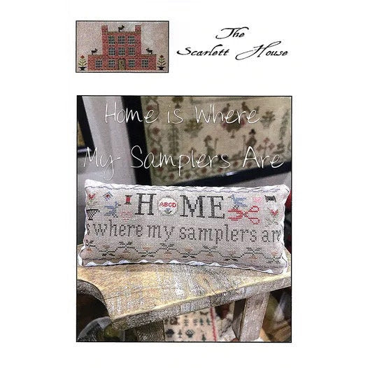 Home is Where My Samplers Are pattern by The Scarlett House