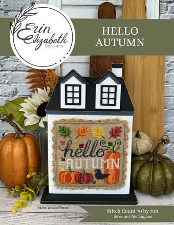 Hello Autumn pattern by Erin Elizabeth