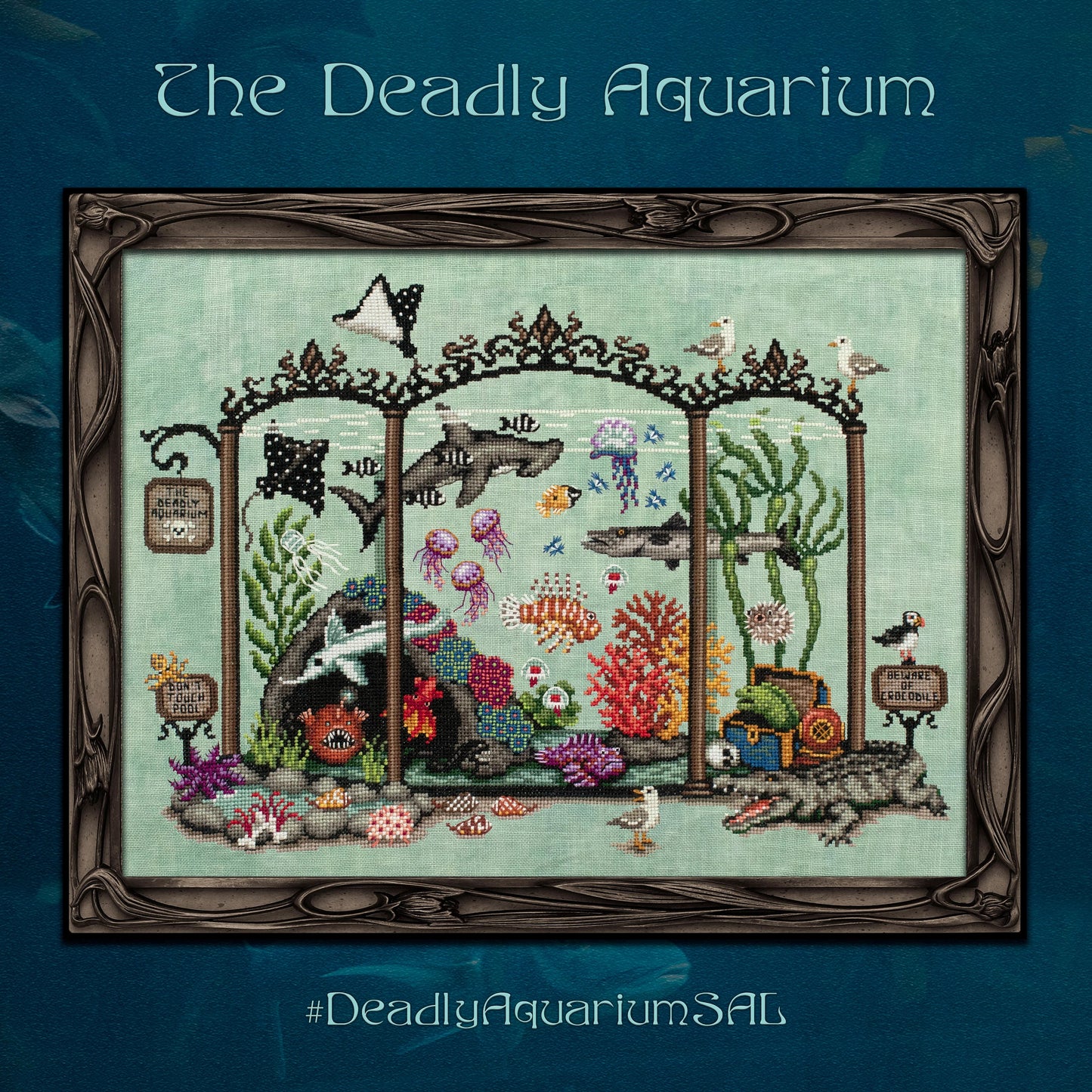 The Deadly Aquarium pattern by Lola Crow