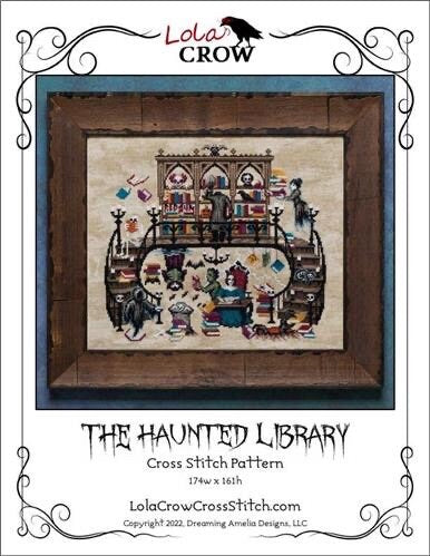 The Haunted Library pattern by Lola Crow