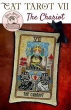 Cat Tarot VII The Chariot pattern Dirty Annie’s Southern Style