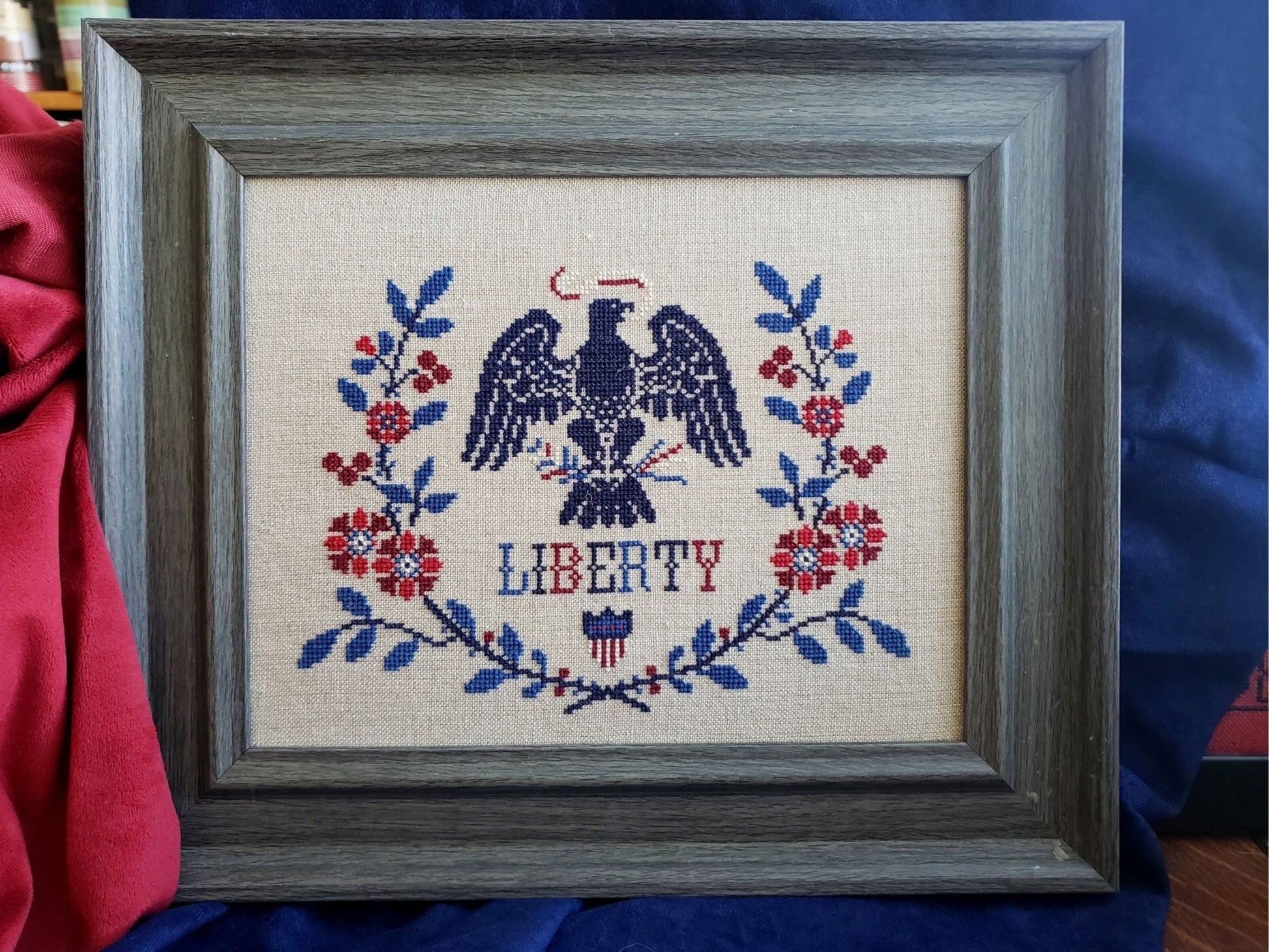 Liberty Sampler pattern by Siren Stitchworks