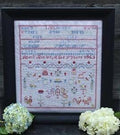 Mary Butler - Aged 11 years reproduction sampler pattern by My Sister’s Samplers