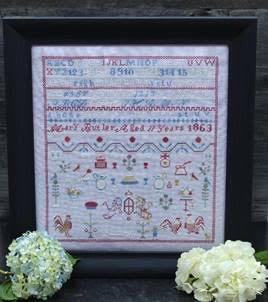 Mary Butler - Aged 11 years reproduction sampler pattern by My Sister’s Samplers