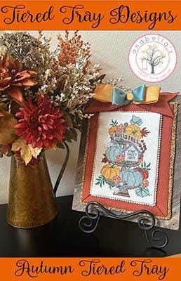 Autumn Tiered Tray pattern by Annabella’s