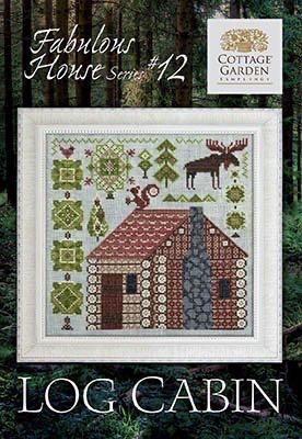 Log Cabin - Fabulous House Series #12 pattern by Cottage Garden Samplings