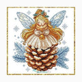 Pine Cone Angel pattern by Grille point de croix