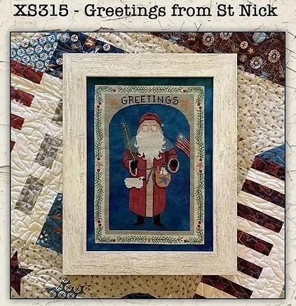 Greetings from St Nick pattern by Teresa Kogut’s Creative Whims
