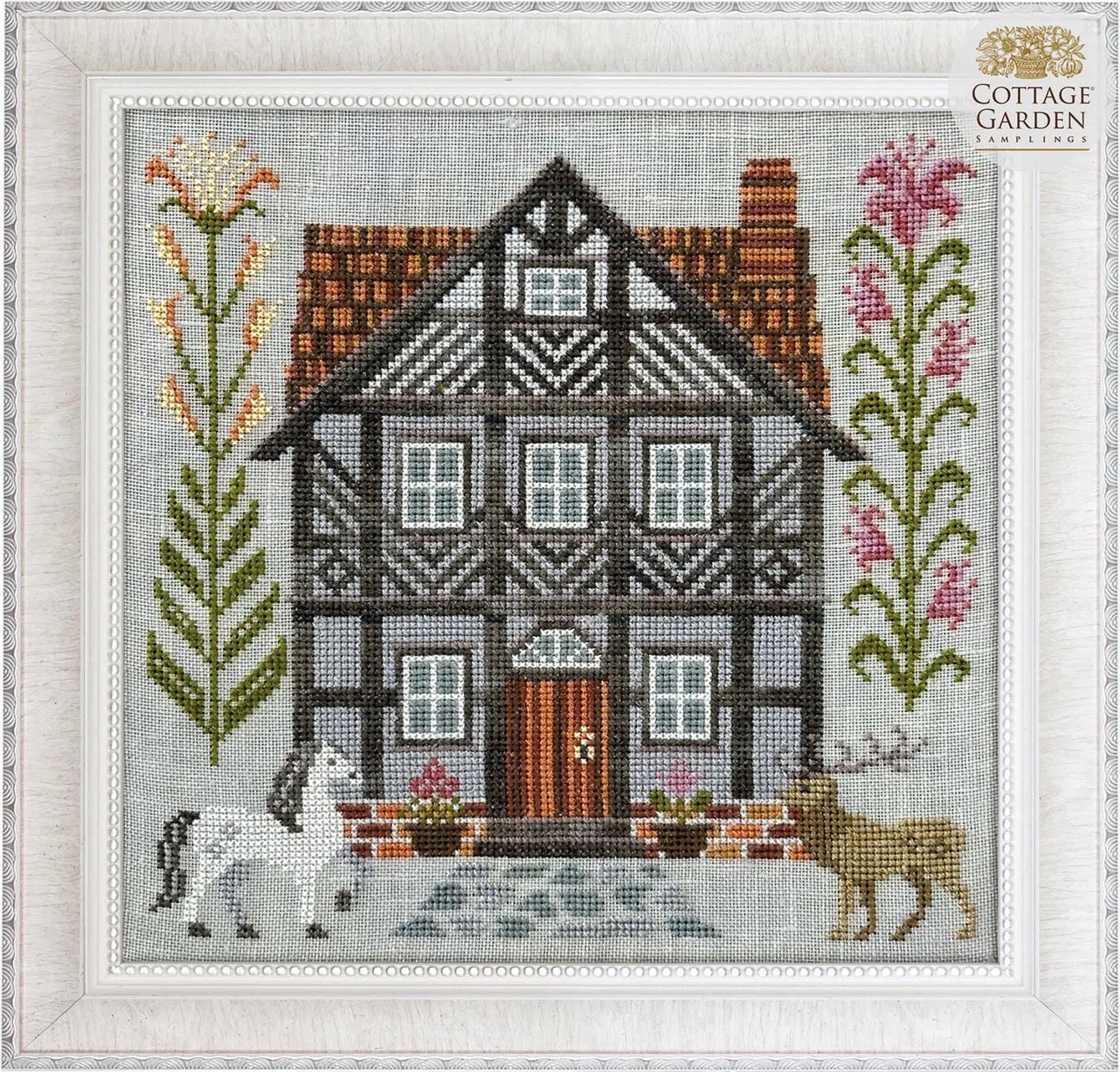 Tudor-Style House pattern by Cottage Garden Samplings