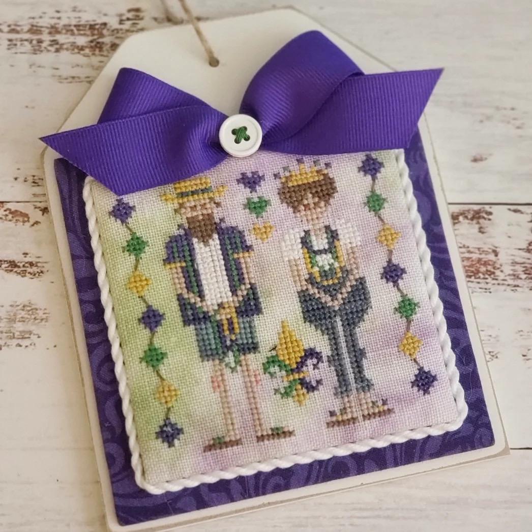 Mr & Mrs Mardi Gras pattern by Dirty Annie’s Southern Style