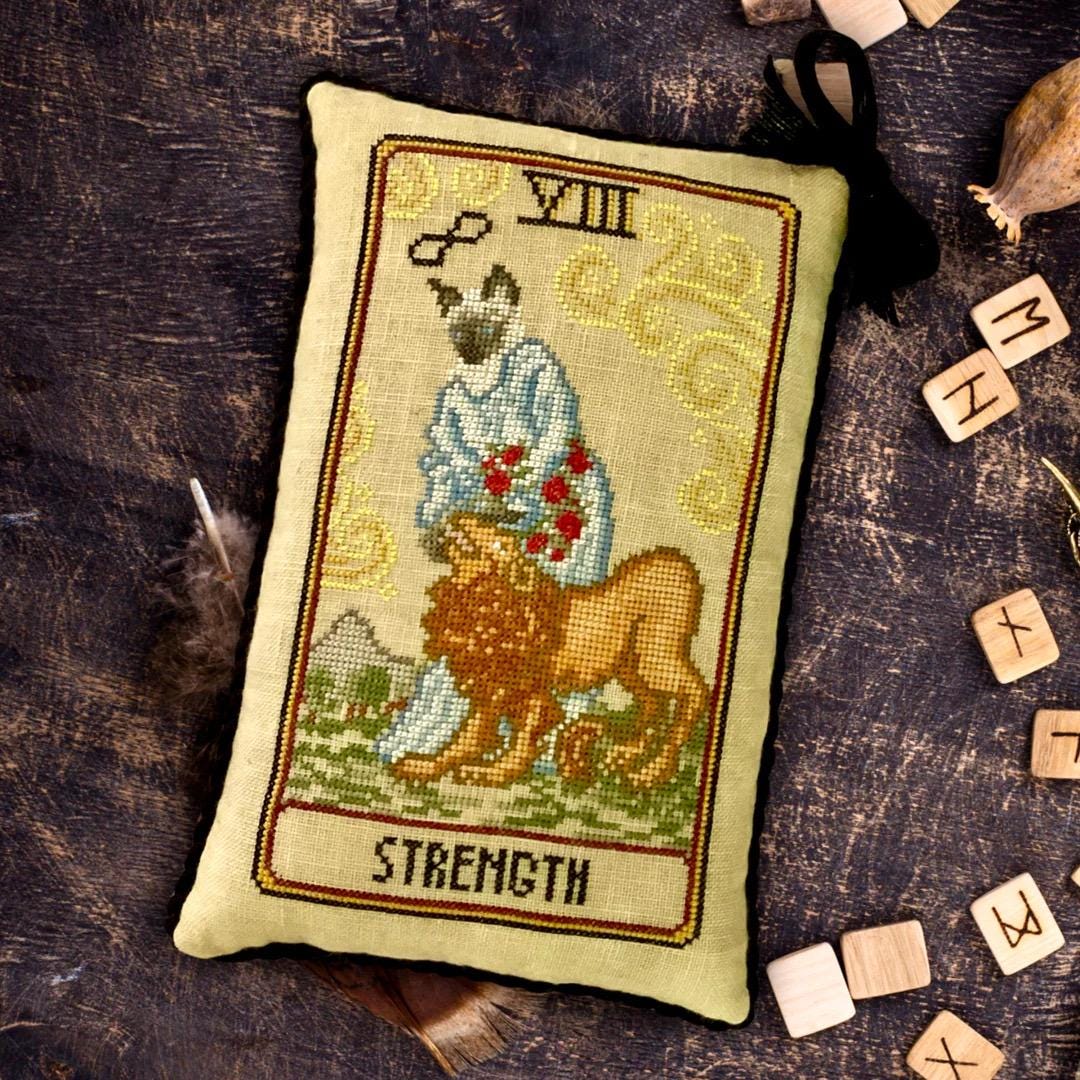 Strength - Cat Tarot VIII pattern by Dirty Annie’s Southern Style