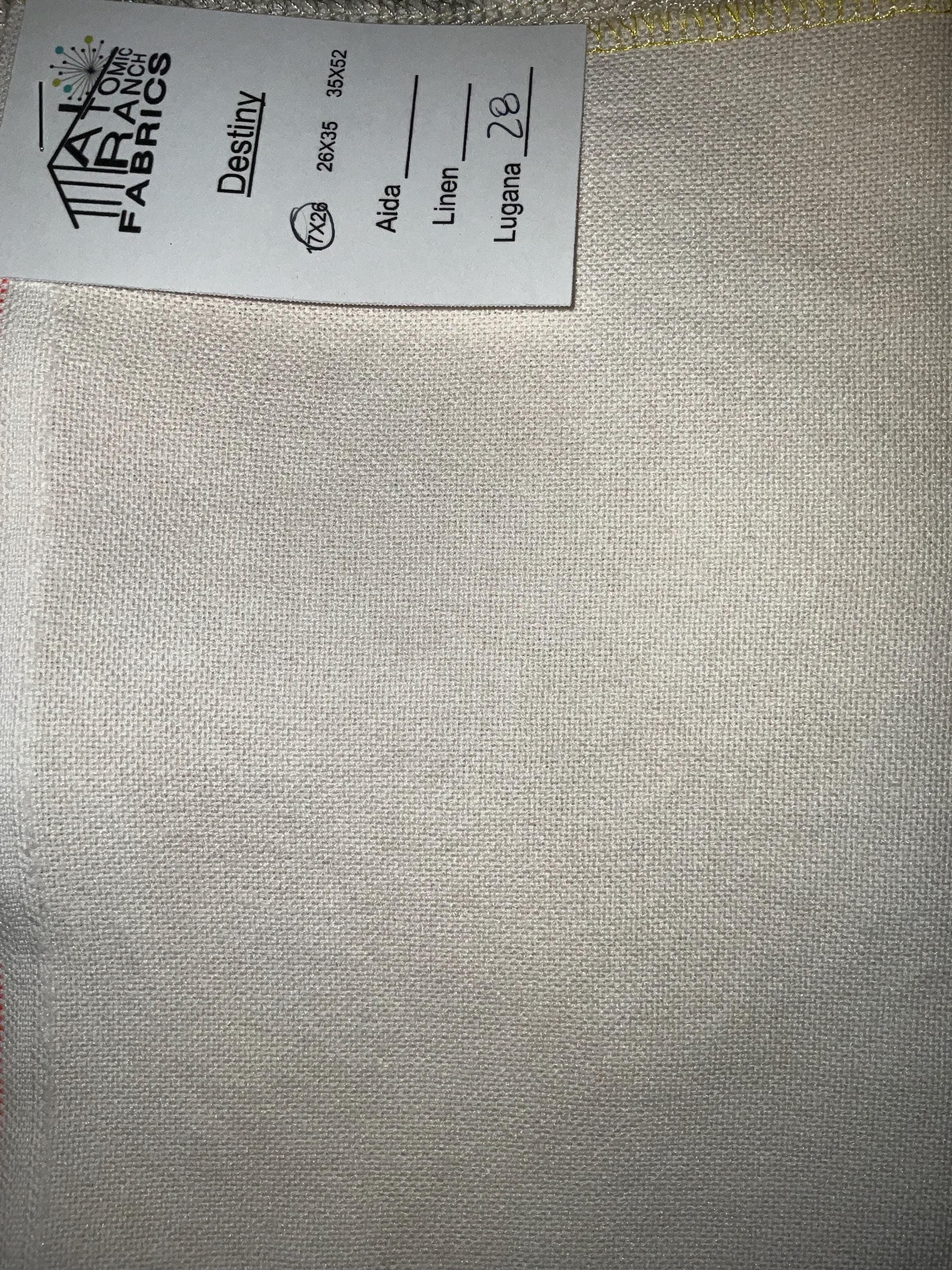 Forget Me Not Linen by Atomic Ranch Fabrics