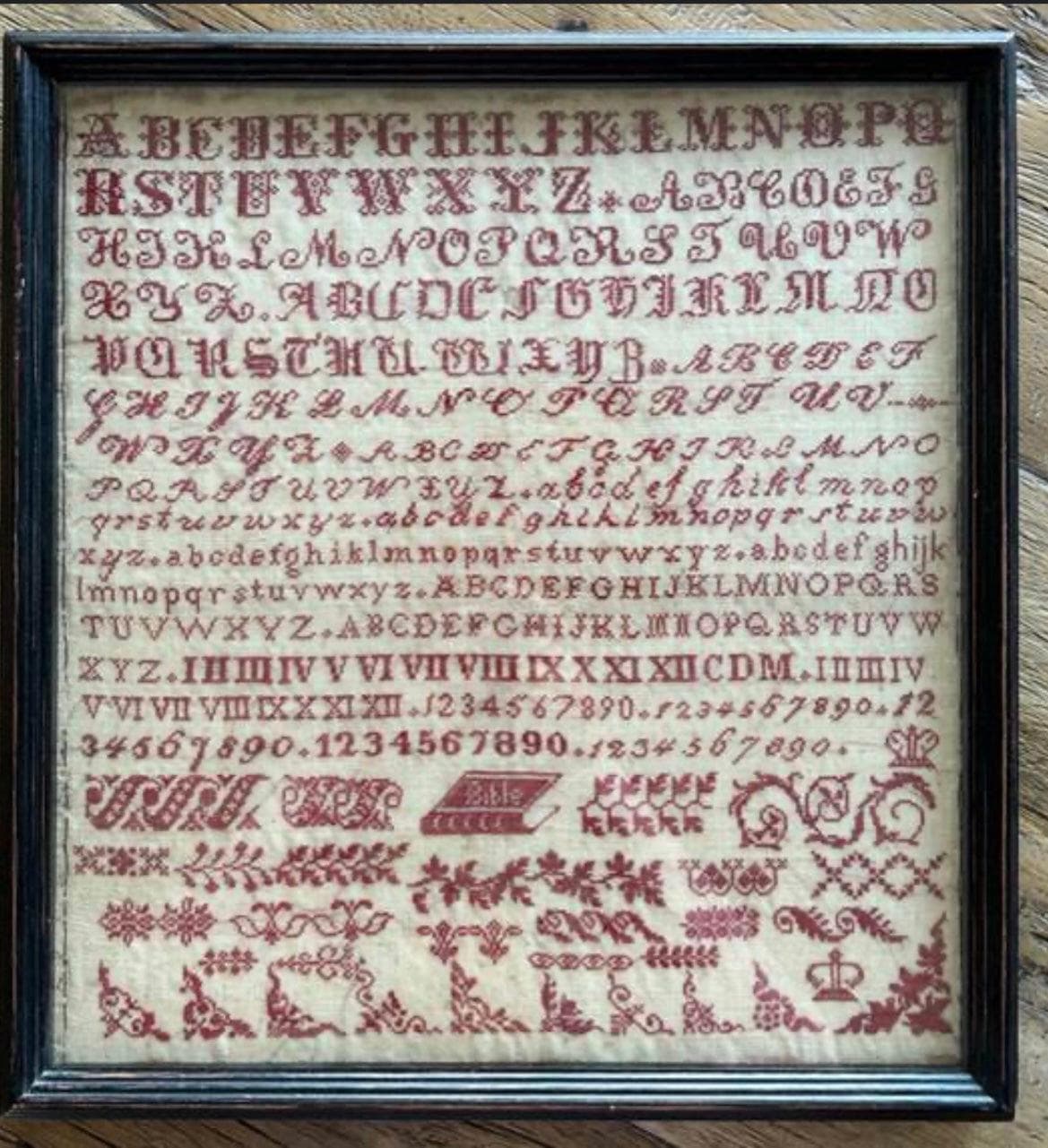 Anonymous - Bristol Sampler pattern by Haystack Stitching