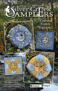 Celestial Sisters Biscornus pattern by Silver Creek Samplers
