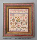 Jennet Parr reproduction sampler pattern by Lila’s Studio